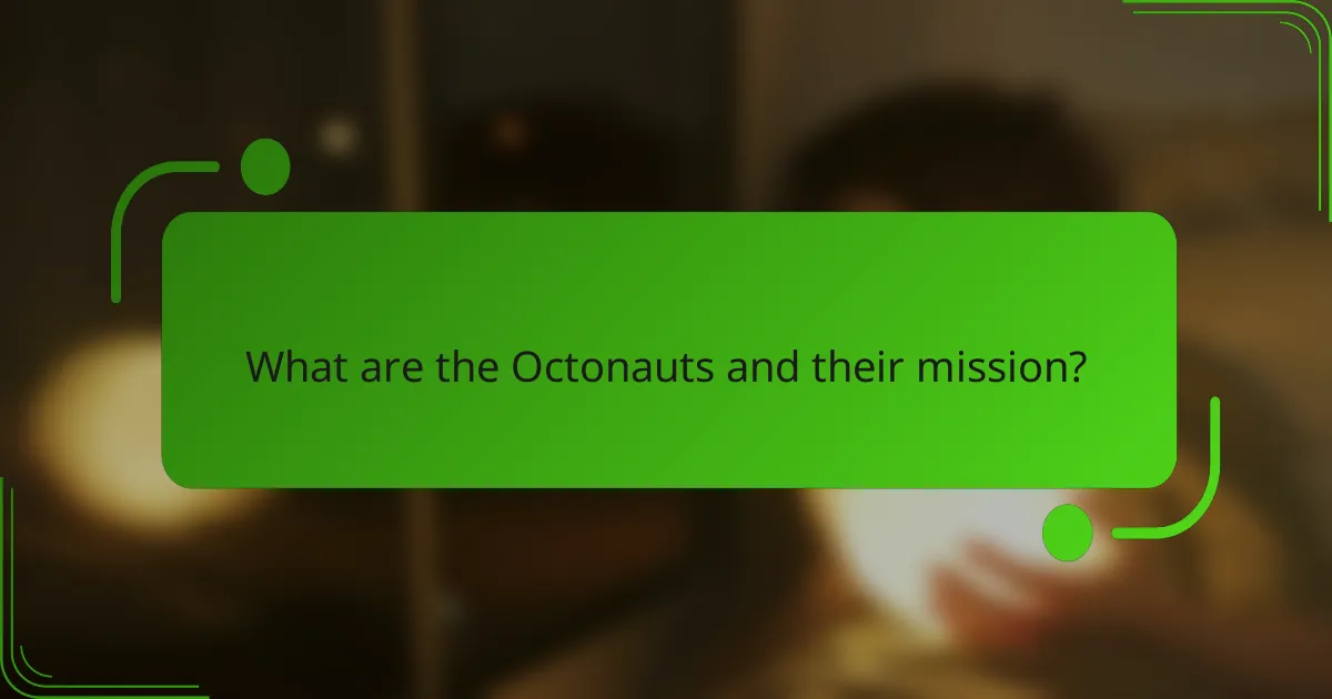 What are the Octonauts and their mission?